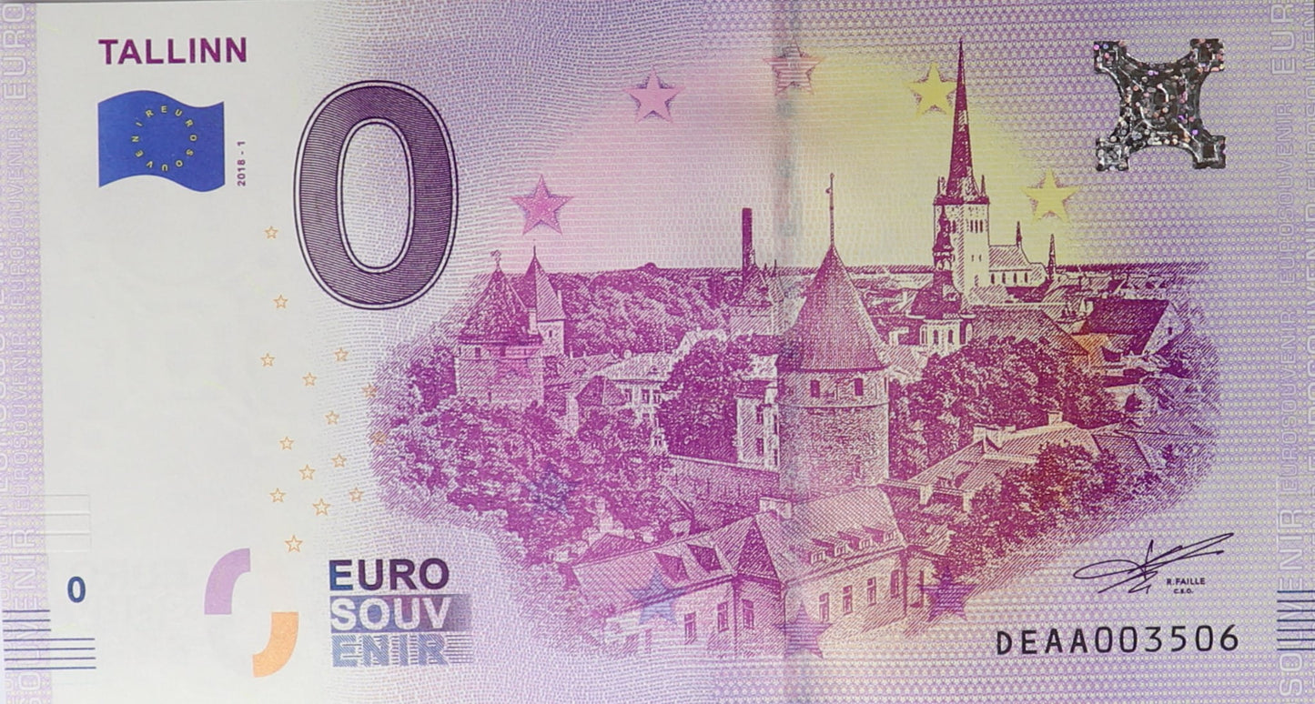 0 Euro - Tallin - Estonia - 2018