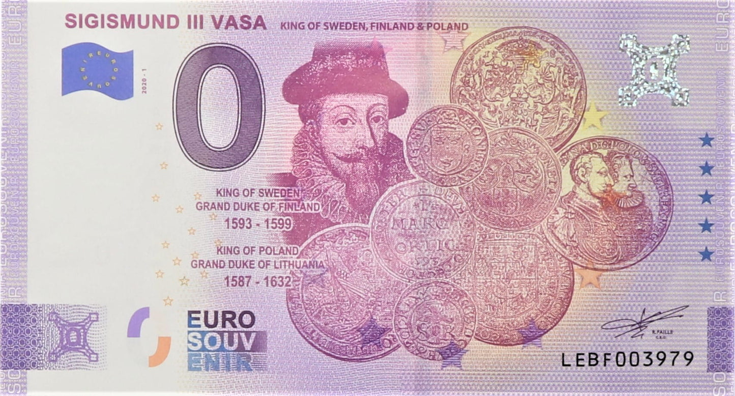 0 Euro - Zygmunt III Waza - Finlandia - 2020