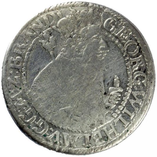 Ort 1624 Jerzy Wilhelm Księstwo Pruskie Królewiec