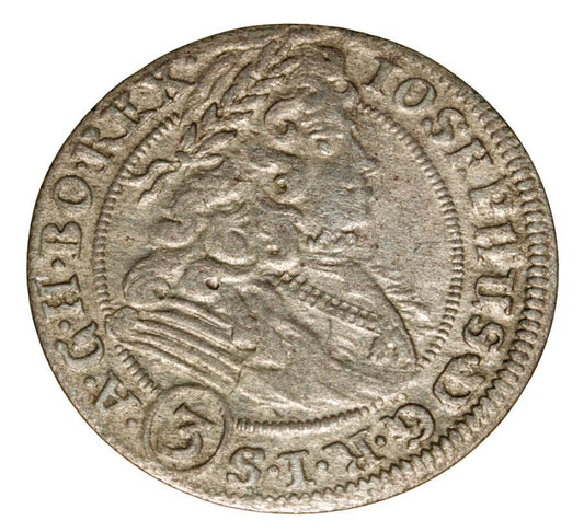3 krajcary 1705 Józef I Habsburg Śląsk Wrocław