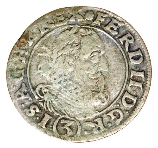 3 krajcary 1627 Ferdynand II Habsburg Śląsk Wrocław