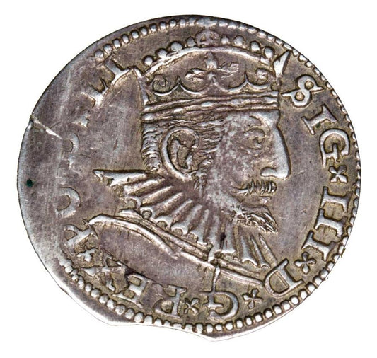 Trojak 1591 Zygmunt III Waza Ryga