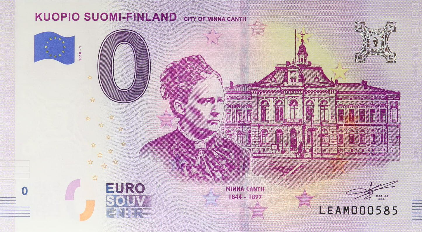 0 Euro - Kuopio Suomi-Finland - Finlandia - 2018
