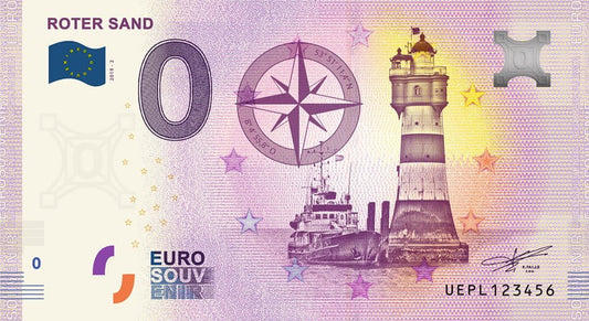 0 Euro - Roter Sand - Niemcy - 2019