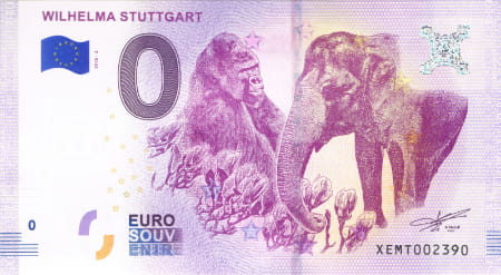 0 Euro - Wilhelma Stuttgart - Niemcy - 2018