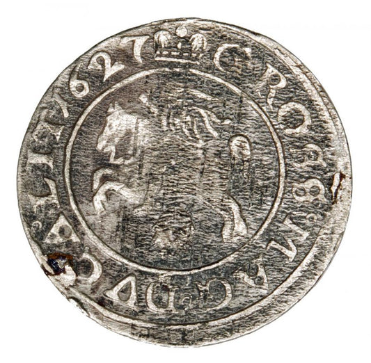 Grosz 1627 Zygmunt III Waza Wilno