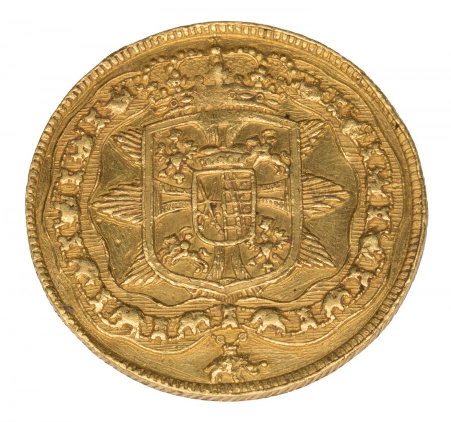 2 dukaty 1702 August II Mocny Polska Drezno