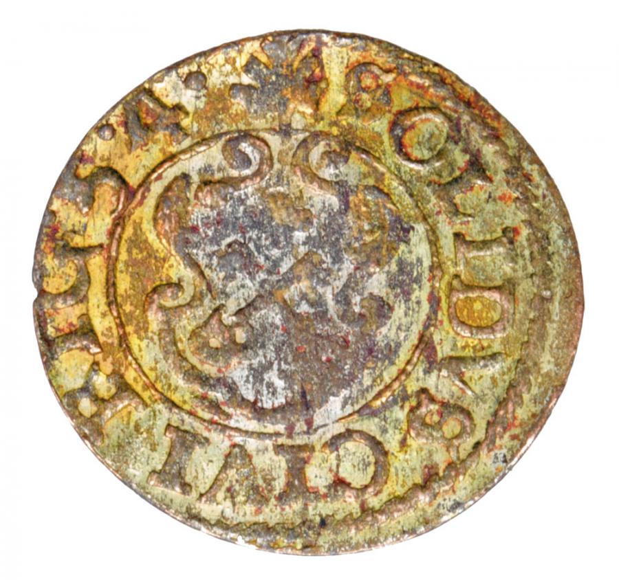 Szeląg 1654 Krystyna Waza Ryga