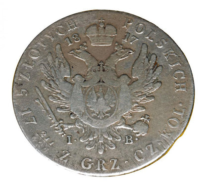 5 złotych 1817 Aleksander I Królestwo Polskie Warszawa