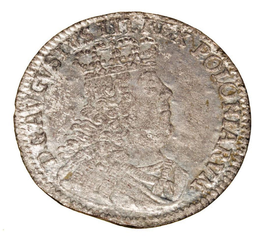 1/2 szóstaka 1753 August III Polska Lipsk