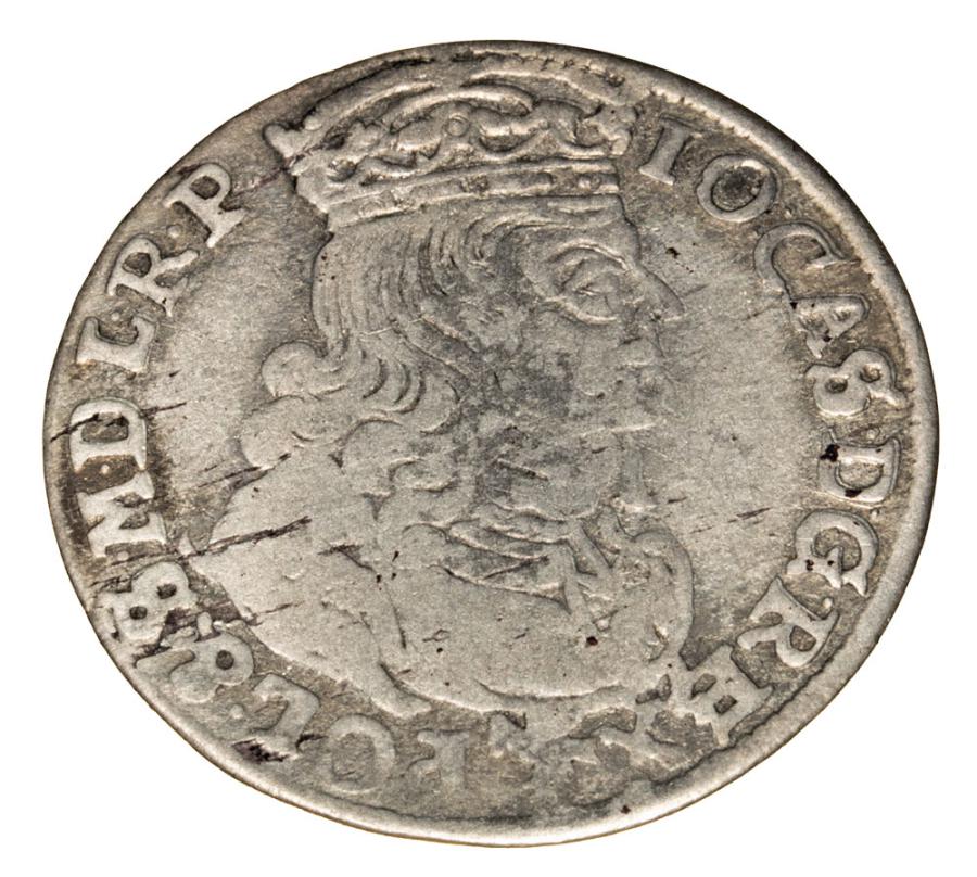Szóstak 1661 Jan Kazimierz Polska Poznań