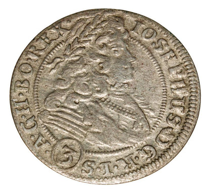3 krajcary 1705 Józef I Habsburg Śląsk Wrocław