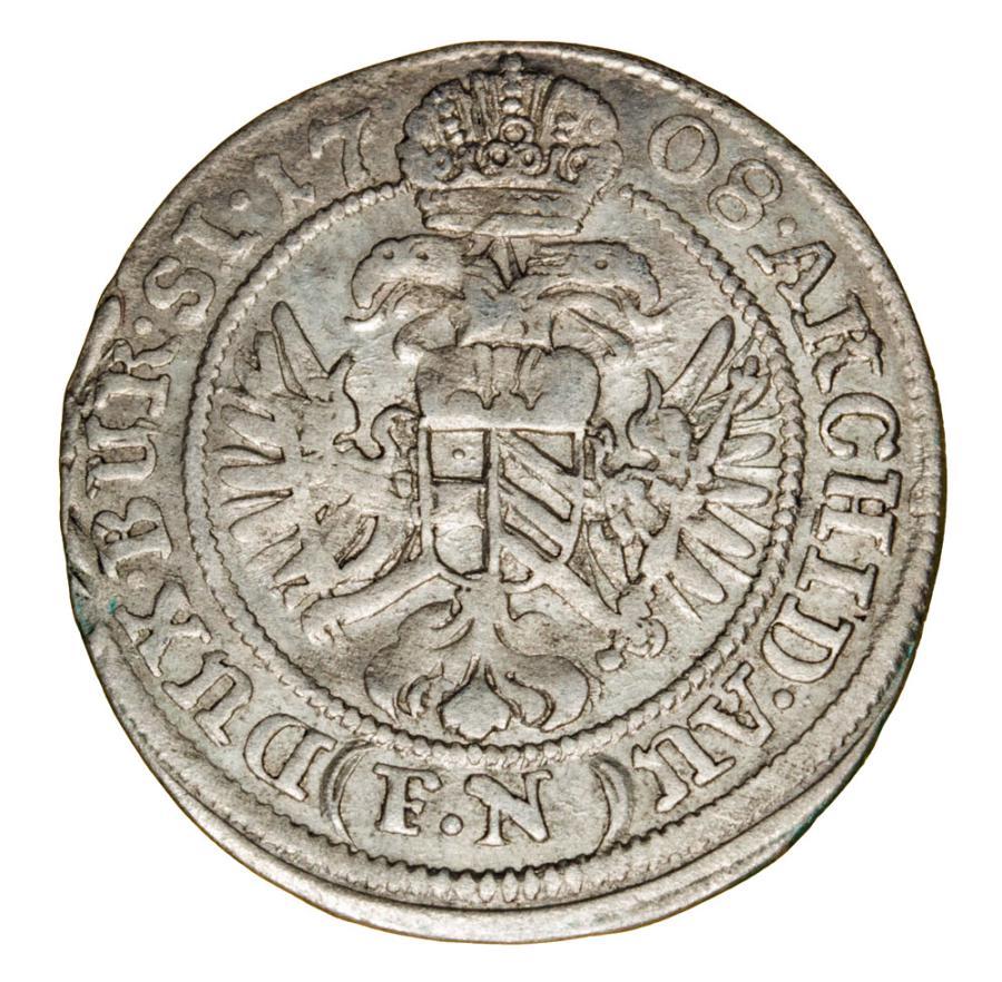 3 krajcary 1708 Józef I Habsburg Śląsk Wrocław