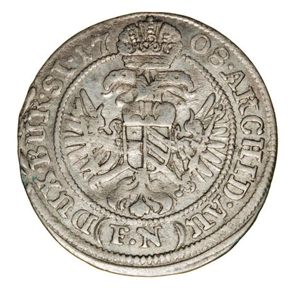 3 krajcary 1708 Józef I Habsburg Śląsk Wrocław