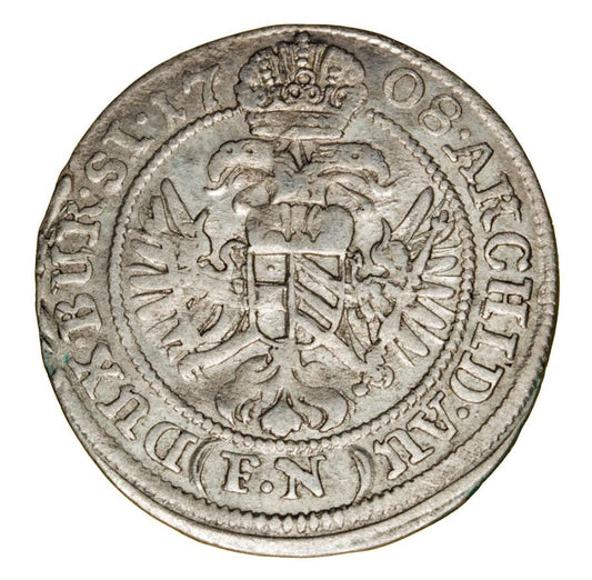 3 krajcary 1708 Józef I Habsburg Śląsk Wrocław