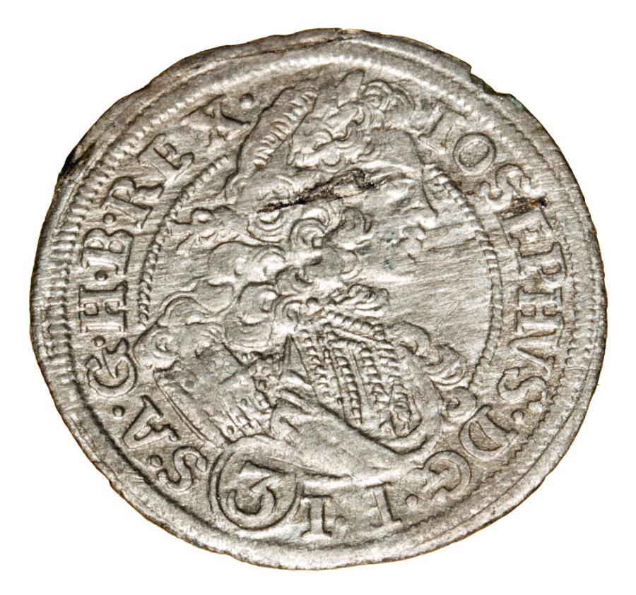 3 krajcary 1710 Józef I Habsburg Śląsk Brzeg
