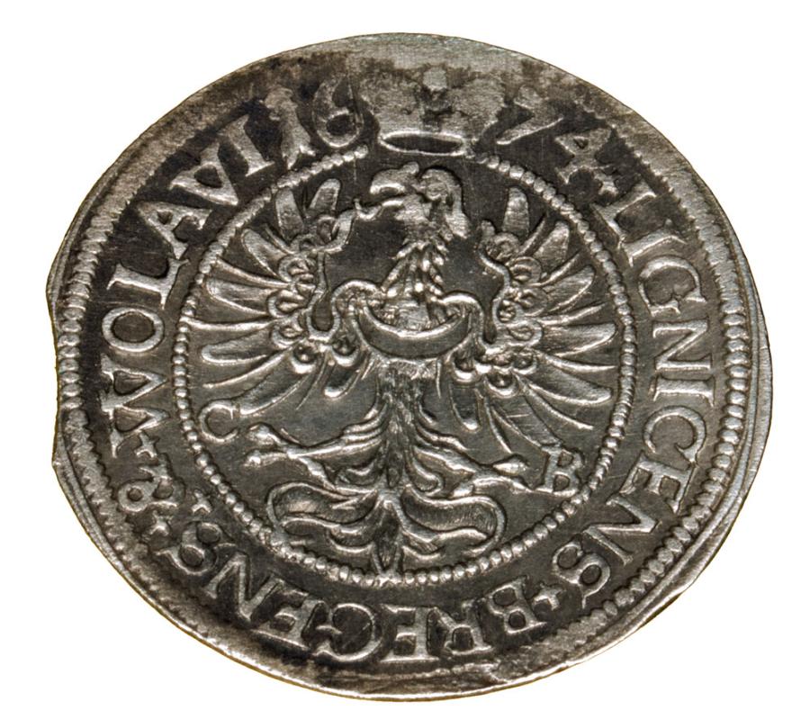 3 krajcary 1674 Jerzy Wilhelm Brzeg