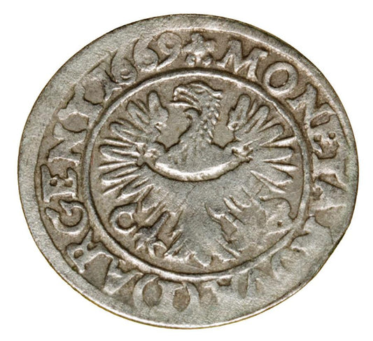 1 krajcar 1669 Chrystian Wołowski Brzeg