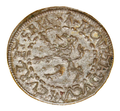 Szeląg 1600 Fryderyk i Wilhelm Kettler Kurlandia Mitawa