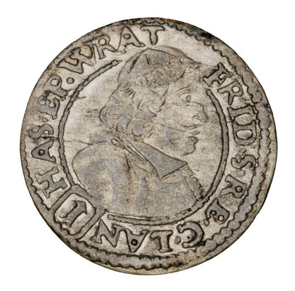 1 krajcar 1681 Fryderyk Heski Księstwo Nyskie Nysa