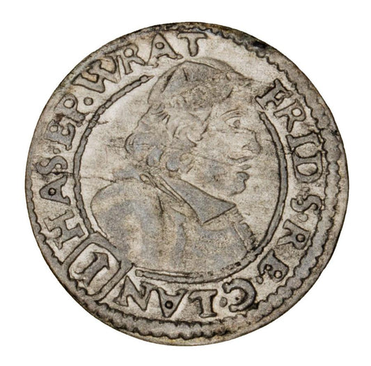 1 krajcar 1681 Fryderyk Heski Księstwo Nyskie Nysa