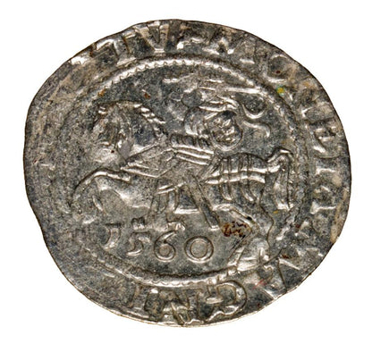 Półgrosz 1560 Zygmunt II August Litwa Wilno
