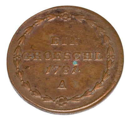 Greszel 1781 Józef II Habsburg Austria Śląsk Wiedeń