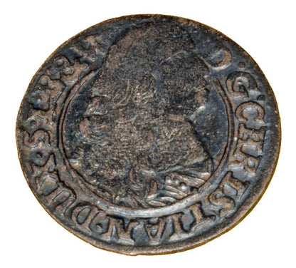 1 krajcar 1665 Jan Chrystian Brzeg