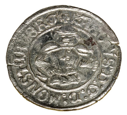 Grosz 1518 Karol I Księstwo Ziębicko - Oleśnickie Złoty Stok