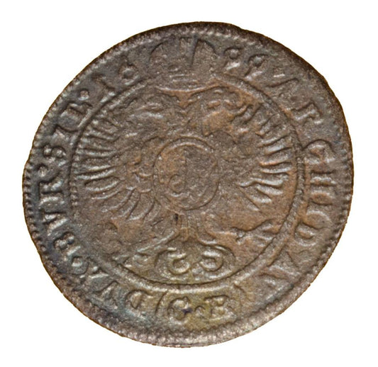 1 krajcar 1669 Leopold I Habsburg Śląsk Brzeg