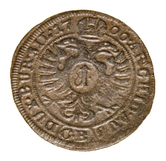 1 krajcar 1700 Leopold I Habsburg Śląsk Brzeg