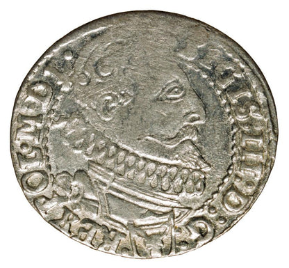 Szóstak 1627 Zygmunt III Waza Polska Kraków