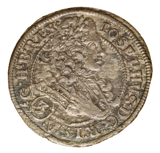 3 krajcary 1711 Józef II Habsburg Śląsk Wrocław