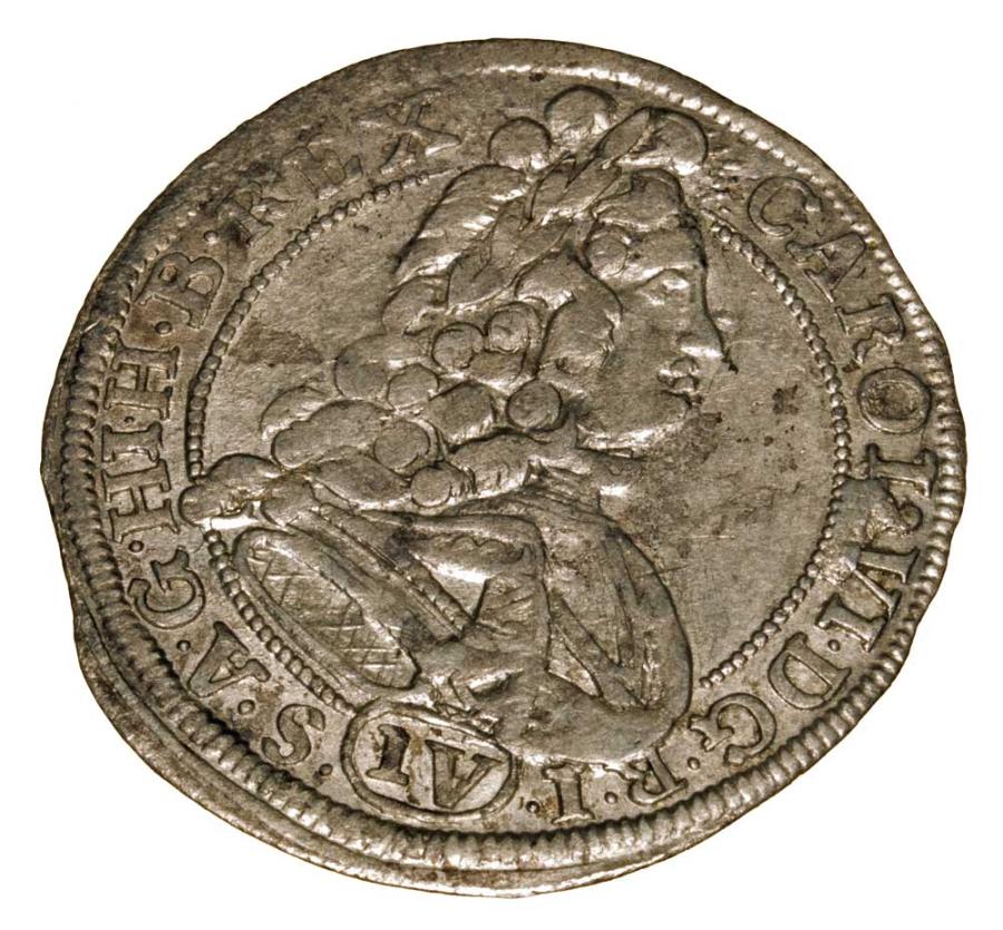 6 krajcarów 1713 Karol VI Habsburg Śląsk Wrocław