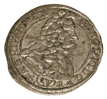 6 krajcarów 1713 Karol VI Habsburg Śląsk Wrocław
