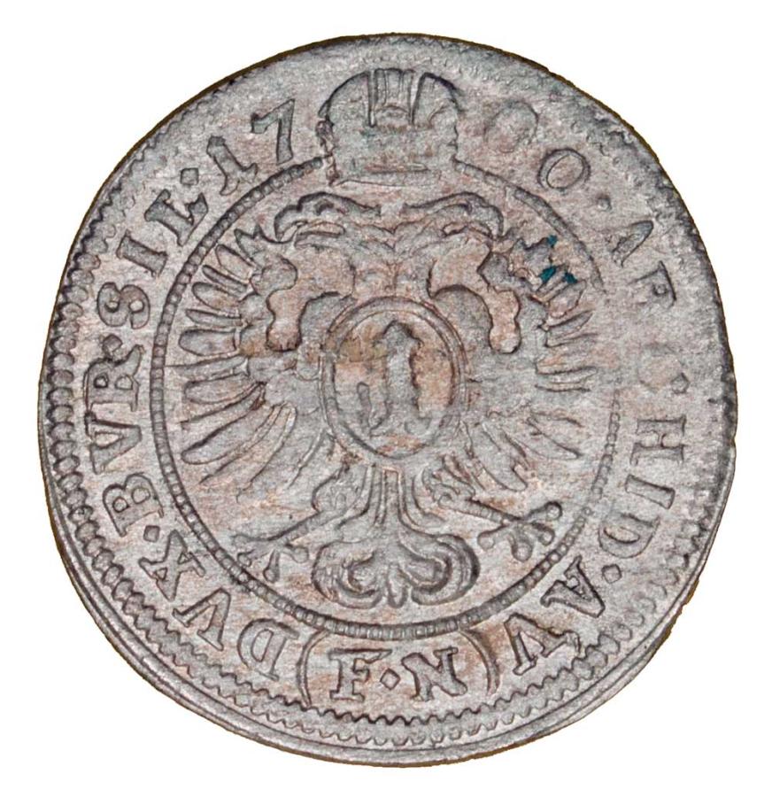 1 krajcar 1700 Leopold I Habsburg Śląsk Opole