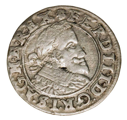 1 krajcar 1637 Ferdynand III Habsburg Śląsk Wrocław