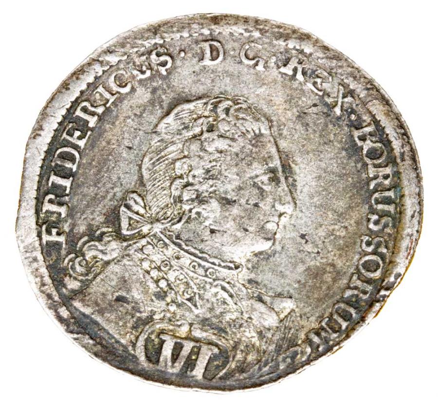 6 krajcarów 1746 Fryderyk II Wielki Śląsk Wrocław