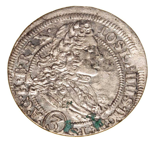 3 krajcary 1706 Józef I Habsburg Śląsk Wrocław
