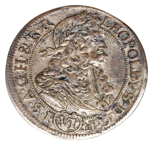 6 krajcarów 1689 Leopold I Habsburg Śląsk Wrocław