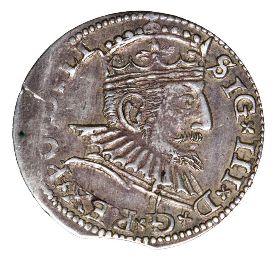 Trojak 1591 Zygmunt III Waza Ryga