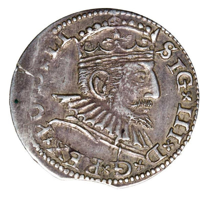 Trojak 1591 Zygmunt III Waza Ryga