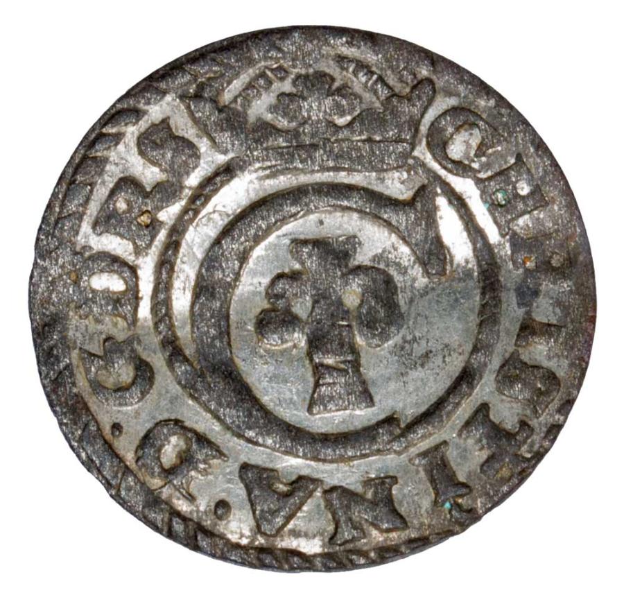 Szeląg 1659 Krystyna Waza Ryga
