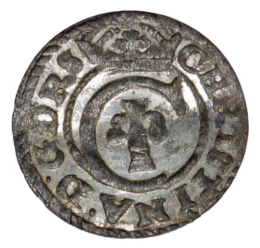 Szeląg 1659 Krystyna Waza Ryga
