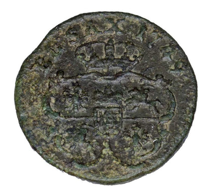 Szeląg 1749 August III Drezno