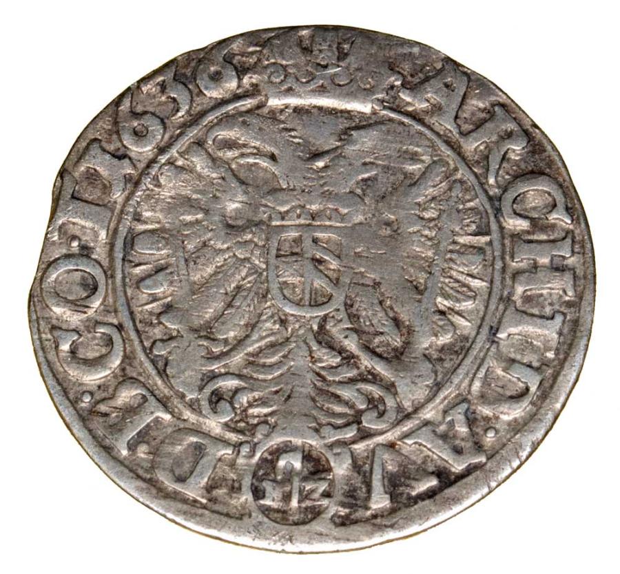 3 krajcary 1636 Ferdynand III Habsburg Śląsk Wrocław