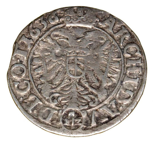 3 krajcary 1636 Ferdynand III Habsburg Śląsk Wrocław