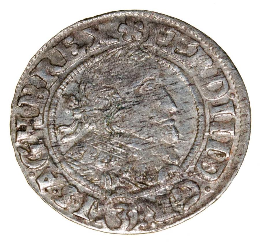3 krajcary 1638 Ferdynand II Habsburg Śląsk Wrocław