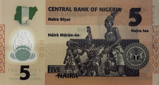 5 Naira - Nigeria - 2021 rok