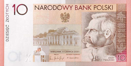 10 zł Józef Piłsudski - banknot kolekcjonerski